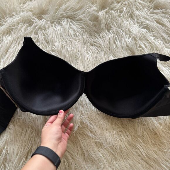 Skims Fits Everybody T-Shirt Bra Onyx Size 44DDD - Picture 6 of 7